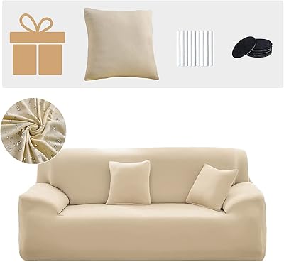 Extensible infosun sofa cover (beige, 3 places).. Shop across categories with ease at DIAYTAR NIGERIA, delivering affordability within the week.