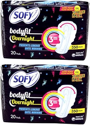 Sofy Bodyfit night wipes - 20 units (2, extra large package (xxl)).. DIAYTAR NIGERIA: Transforming online retail with affordable prices and consistent 5-8 day nationwide delivery.