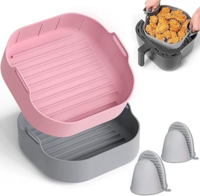 Air frying liners 2 mini silicone air lines.. DIAYTAR NIGERIA brings the market to your screen with thousands of affordable products delivered to your door.