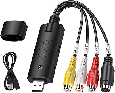 USB video audio converter, VHS to digital converter, analog VCR VHS DVD video capture card for Windows 7 8 10.. Experience the power of choice with DIAYTAR NIGERIA's vast catalog and affordable 5-8 day delivery.