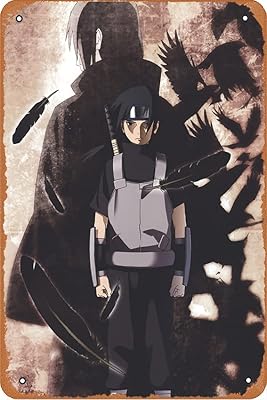 Anime posters Uchiha Itachi Manga, metal panel, wall decoration for the house, gate, garden, bars, restaurants, cafes, office, store, pubs, club, gift, 12 x 8 inch tin plate.. Shop like never before with DIAYTAR NIGERIA's comprehensive marketplace and budget-friendly shipping.