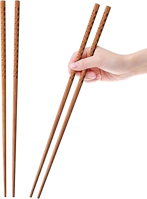 16.5 inch chopsticks, 2 pairs of long wooden baguettes reusable for noodles and fries, extra long japanese non -slip rods.. DIAYTAR NIGERIA makes online shopping accessible to all with budget-friendly prices and reliable delivery.