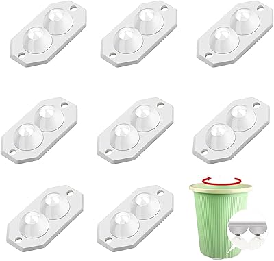 8 wheels for small household appliances, mini rotating wheels 360 degrees, cricut wheels, adhesive wheels, self-adhesive wheels for boxes in box (double white pearls).. Discover the convenience of DIAYTAR NIGERIA's vast e-commerce platform with delivery in just 5-8 days.