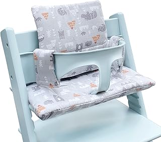 Zarbam high chair cushion compatible with the high stock trip trap chiar chair, cotton fabric cover filled with cotton lining (forest gray).. Your budget-friendly online marketplace, DIAYTAR NIGERIA delivers a world of products in just 5-8 days.