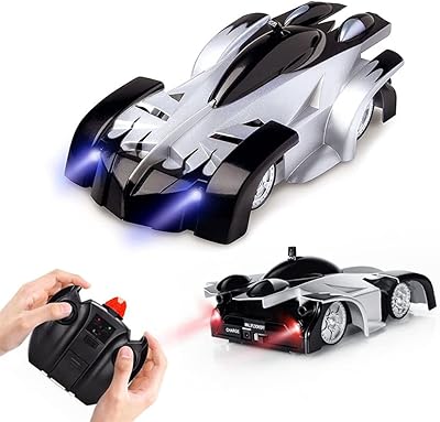 Lykdon remote control car for children, remote -controlled car toys, wall climbing car, 360 -degree rotating mode, high -speed rechargeable cascade car with LED lights (black and white).. Discover endless possibilities with DIAYTAR NIGERIA's comprehensive catalog and budget-friendly delivery.