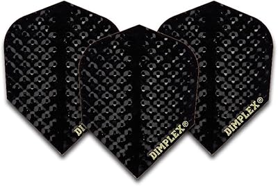 Harrows darts unisex _adult flights dimplex black-4 sets, classic.. DIAYTAR NIGERIA combines affordability with convenience, delivering your purchases within 5-8 days.