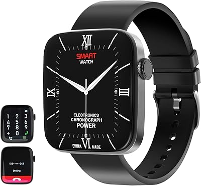 Smartwatch shooting, activity tracker with heart rate, podometer, sleep monitor, smart watches for women and men with large 1.8 -inch touch screen (call reception and numbering) compatible with Android and iOS, Black.. DIAYTAR NIGERIA combines affordability, variety, and convenience with nationwide delivery services.