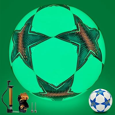 Football ball that shines in black size 5 light balloons gifts for boys.. You deserve better shopping — choose DIAYTAR Nigeria today.