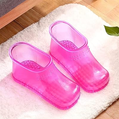 Feet massage shoes, portable foot bathtub, foot bath, spa for mobile feet and heat clearable to promote blood circulation (size m, pink).. DIAYTAR NIGERIA: Your partner in affordable online retail with reliable delivery across the nation.