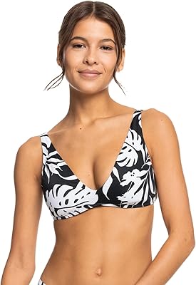 Bikini top roxy love the oceana for triangle woman.. DIAYTAR NIGERIA delivers on convenience and affordability with our reliable nationwide shipping.