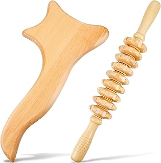 2 Pieces Wooden massage tools Gua SHA Portable Wooden Scratch Massage Rollers Draining Machine Lymphatic To release Endoloris Muscles from cellulite.. With DIAYTAR Nigeria, everything is within reach — and within budget.