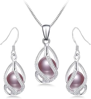Beady jewelry stages for women, AAAA quality, Sterling silver earrings 925 fresh water, pendant necklace, white wedding jewelry, 8-9mm.. DIAYTAR NIGERIA: Where every search yields affordable results delivered promptly to your door.