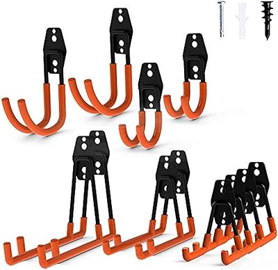 Set of Robust Leodox Garage Pendant Hooks with coated steel.. DIAYTAR NIGERIA: Where shopping is a pleasure with affordable prices and reliable delivery service.
