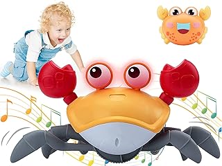 A crawling musical toy in the shape of children's crab, a bright electronic electronic toy for young children with automatic avoidance of obstacles, a traveling crab toy for young children, boys and girls (orange).. Get more for less on DIAYTAR Nigeria — Nigeria’s favorite e-commerce platform.