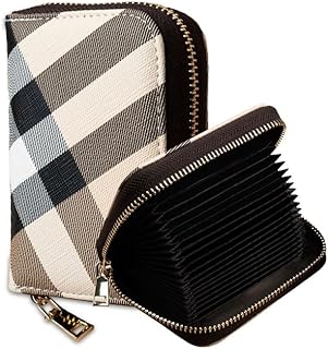 Credit carrier, brown card holder, mini real leather carriers with 20 locations for RFID credit cards, beige.. DIAYTAR NIGERIA: Your one-stop e-commerce destination with affordable prices and nationwide delivery in 5-8 days.