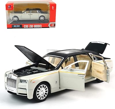Car Rolls Rolls Royce Phantom, scale 1:32, in zinc alloy, with sound and light, gift for children, boys and girls.. DIAYTAR NIGERIA: Where shopping meets satisfaction with affordable prices and prompt delivery services.