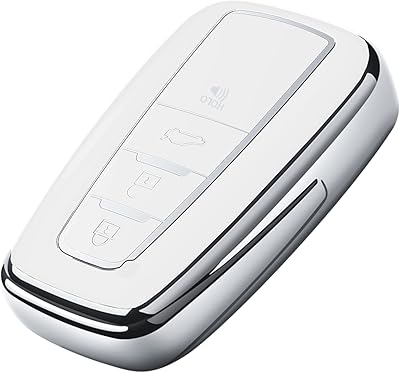 Tokalin key shell for Toyota, Special TPU protection shell compatible with Rav4 Camry Corolla Avalon Chr Prius GT86 2020-2022 Highlander 2019-2022, White.. Shop with intention at DIAYTAR NIGERIA, offering thousands of products at budget-friendly prices.