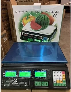 Digital electronic computer balance MA FRA in stainless steel with WCX LCD screen (40 kg/2 g).. DIAYTAR NIGERIA: Where affordability and variety meet with convenient delivery within 8 days.