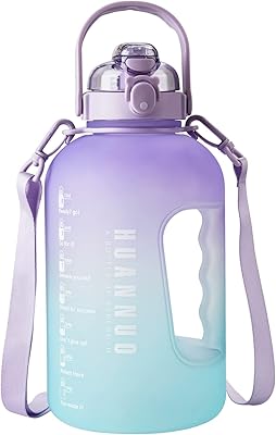 Large bottle of motivation water of 2 L-64 Oz with time markers and straw.. Shop with confidence at DIAYTAR NIGERIA, enjoying competitive prices and delivery within 8 days.