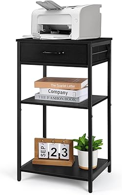 Ateli Mini Printer Table at 3 levels for the house and the office with drawer.. Shop with purpose at DIAYTAR NIGERIA, where your money goes further and delivery is always prompt.