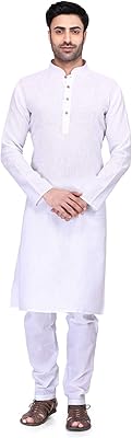 Kurta pajamas in cotton for men, traditional Indian tunic.. Enjoy the simplicity of shopping with DIAYTAR NIGERIA, offering vast choices delivered in just 5-8 days.