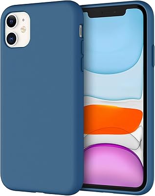 Silicone geetech shell for iPhone 11 (2019) 6.1 inches, full protective shell with a soft and silky touch, antichoc shell with microfiber lining (cobalt blue).. DIAYTAR NIGERIA: Nigeria's answer to affordable online shopping with reliable 5-8 day delivery guarantee.