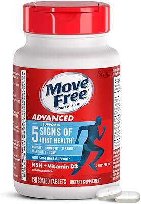 Move Free Advanced Glucosamine Chondroitine MSM Food supplement + Vitamin D3 for support.. DIAYTAR NIGERIA connects desire with fulfillment through our affordable e-commerce platform.