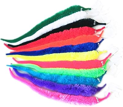 Magic worms toys, 24 pieces of cat rods, agitated worm toys, soft lines twisted on a string, big delicate toys, party gifts for children.. Enjoy stress-free shopping with affordable prices on DIAYTAR Nigeria.