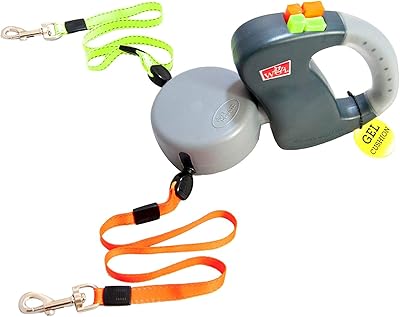 Wigz 2 retractable dogs, gray, small/medium, wig07314-kW.. Fast delivery is our promise — DIAYTAR Nigeria keeps it real.