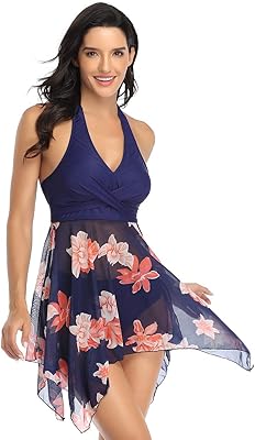 Large two -piece swimsuit bare to basque for women, modeling knit skirt, black, belly control, bikini swimsuit, blue swimsuit, blue.. Shop with purpose at DIAYTAR NIGERIA and receive your purchases at unbeatable prices within the week.