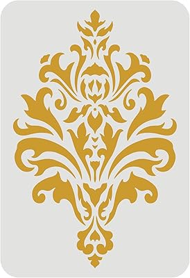 Fingerspear Damasse stencil 11.6 x 8.3 inches reusable damask pink stencil to paint on wall, furniture, wood and paper.. Don’t wait weeks for international shipping. DIAYTAR Nigeria offers local delivery within 5 to 8 days, so you get your items when you actually need them.
