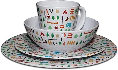 Set of campsite, picnic and melamine dinner 8-room dinner ulpro by peru hill.. Shop with purpose at DIAYTAR NIGERIA and discover a world of products at budget-friendly prices.
