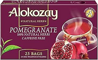 Alokozay pomegranate tea, 25 tea sachets, herbal tea, 100 % natural herbs, caffeine without caffeine (pack of 4).. Shop smarter with Nigeria's premier e-commerce platform, featuring affordable products delivered nationwide.