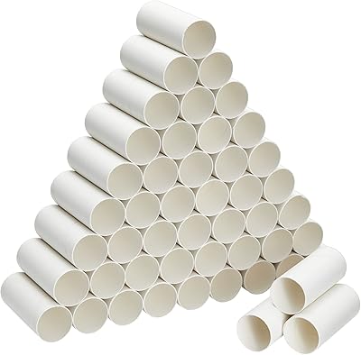 Package of 48 tubes of cardboard paper for manual work, rollers of virgin toilet paper for classrooms and DIY projects (1.6 x 4 inches).. From fashion trends to home essentials — find it on DIAYTAR Nigeria.