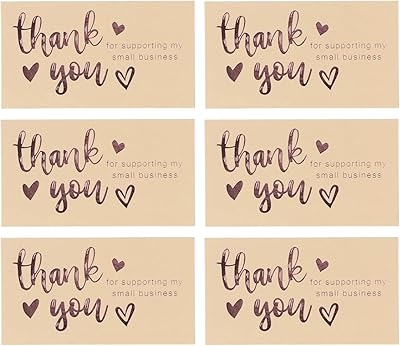 XBAILAZ 200 pieces thank you cards, professional 3.5x1.9 inch paper thank you for online retail store, supermarket, bookstore.. DIAYTAR NIGERIA combines extensive product options with budget-friendly prices, delivered in 5-8 days.