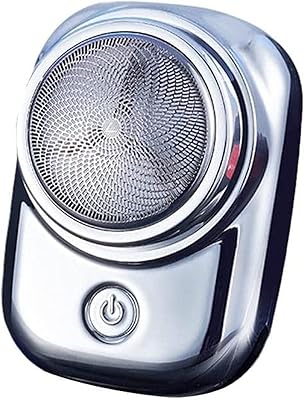 Mini electric travel for men, pocket format, washable and rechargeable, wireless shave T6E4 (silver).. Be part of Nigeria’s most trusted online shopping experience — DIAYTAR Nigeria.