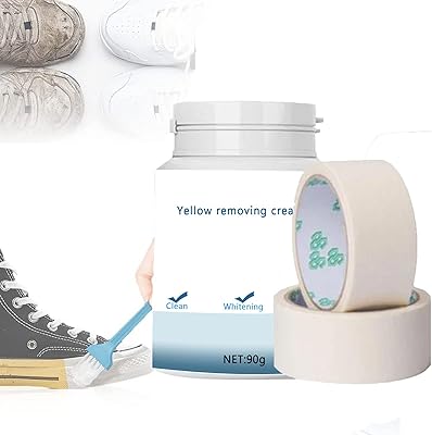 Potentialchalk Sports Shoes Cleaner, Blanching Cleaning Gel for Shoes, Sports Shoe Cleaner, eliminates yellow edges and stains for all types of shoes, white.. Shop with confidence at DIAYTAR NIGERIA, offering thousands of products with budget-friendly shipping.