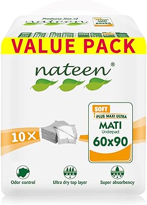 Almes for disposable underwear NATEN 60 x 90 cm 10 pieces of altas of incontinence for women.. DIAYTAR NIGERIA: Your partner in affordable online shopping with dependable delivery within 8 days.