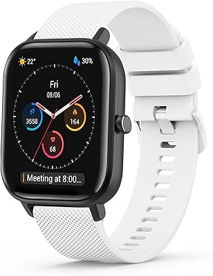 20 mm sustainable silicone replacement watch strap for Amazfit BIP 3/BIP 3 PRO/BIP LITE/BIP U PRO, 20 mm durable silicone replacement bracelet for Amazfit GTS 2 Mini/GTS 4 Mini/GTS 2. GTS.. Experience shopping freedom with DIAYTAR NIGERIA's vast catalog and nationwide 5-8 day shipping.