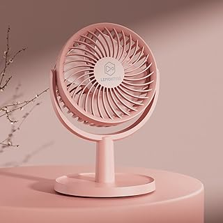 Mini Portable USB Office Fan Adjustable at 4 speed at 310 degrees with strong and silent wind, 4 -inch light cooling, easy to clean for the house, the bedroom, the bedroom.. Enjoy stress-free shopping with affordable prices on DIAYTAR Nigeria.
