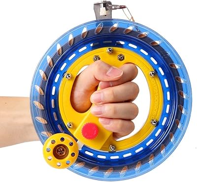 Xlys kite reel, lockable knee stroke coil lockable kite with sustainable 70-foot rope, rope of cerf-flying of professional outdoor voltage.. Order today, receive this week — shopping with DIAYTAR Nigeria is that simple.