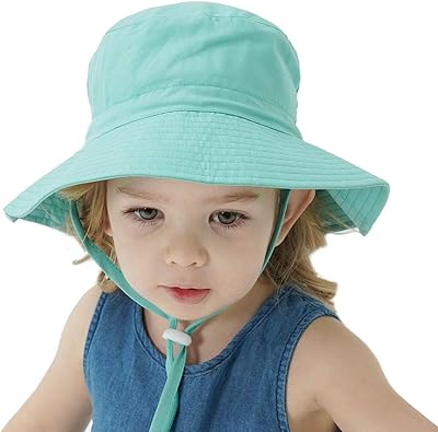 Adjustable sunshine upf 50+ for baby summer protection beach hat with cord.. Your ultimate shopping destination, DIAYTAR NIGERIA combines extensive selection with affordable shipping.