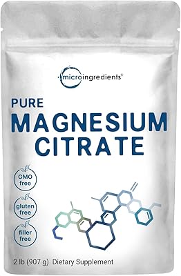 Pure magnesium citrate powder of American origin, 2 pounds (32 ounces), pure and without filling, relaxation and use of nutrients, vegans.. DIAYTAR NIGERIA: Where convenience meets affordability with delivery across Nigeria in under 8 days.