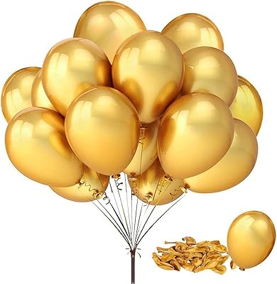 12 -inch metallic latex balloons, 40 package, red balloons for wedding birthday party decorations, gold, mb40gol by rosie moment.. DIAYTAR NIGERIA revolutionizes e-commerce with our affordable prices and dependable delivery timeframes.