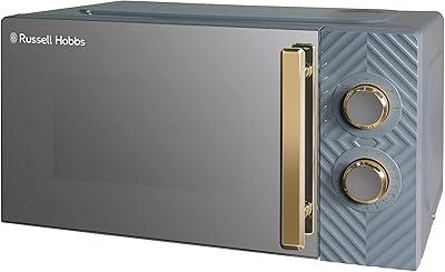 Russell Hobbs Solo Microwave Manual 17L 700W gray with grooved design, 5 power levels, timer and integrated defrost function, easy to clean RHMM723G.. Shop without compromise at DIAYTAR NIGERIA, where quality, affordability, and quick delivery coexist.