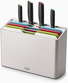 Joseph Joseph Folio Plus - Set of knives and cutting boards with color code, 8 pieces, multicolored, 60198, L.. DIAYTAR NIGERIA brings the marketplace to every Nigerian home with affordable prices and quick delivery.