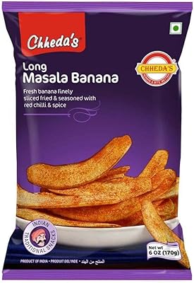 Sheeda banana chips Masala flavor - long, crunchy and spicy - Chips Lal Killa - Snack Indian Namkeen - 170g.. Unlock access to a wide range of products with DIAYTAR NIGERIA's affordable e-commerce platform.