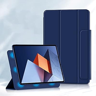 LBJ shell compatible with Matebook E DRC -W58 12.6 "2022 - Ultra fine, ultra light, magnetic, solid, foldable, TPU Smart Cover 12.6" (blue).. Unlock access to a wide range of products with DIAYTAR NIGERIA's affordable e-commerce platform.
