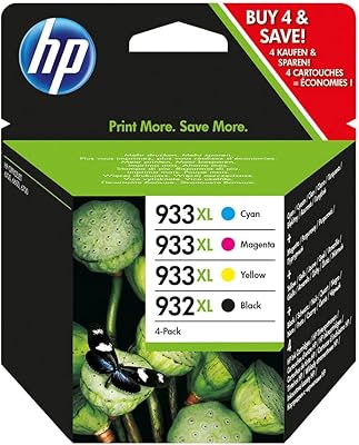 Original ink cartridges HP C2P42AE 932XL/933XL with high yield, black/cyan/magenta/yellow, Multipack.. Your trusted marketplace, DIAYTAR NIGERIA offers extensive variety with delivery within 8 days.