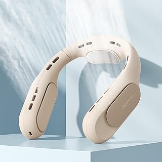 Hand -free portable neck fan without gizleaf blades operating on battery.. Your budget-friendly online marketplace, DIAYTAR NIGERIA delivers a world of products in just 5-8 days.